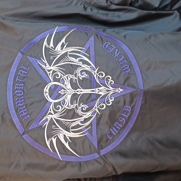 DOLLSKILL WIDOW WICKED IMMORTAL BOMBER JACKET 1X - Picture 3 of 15